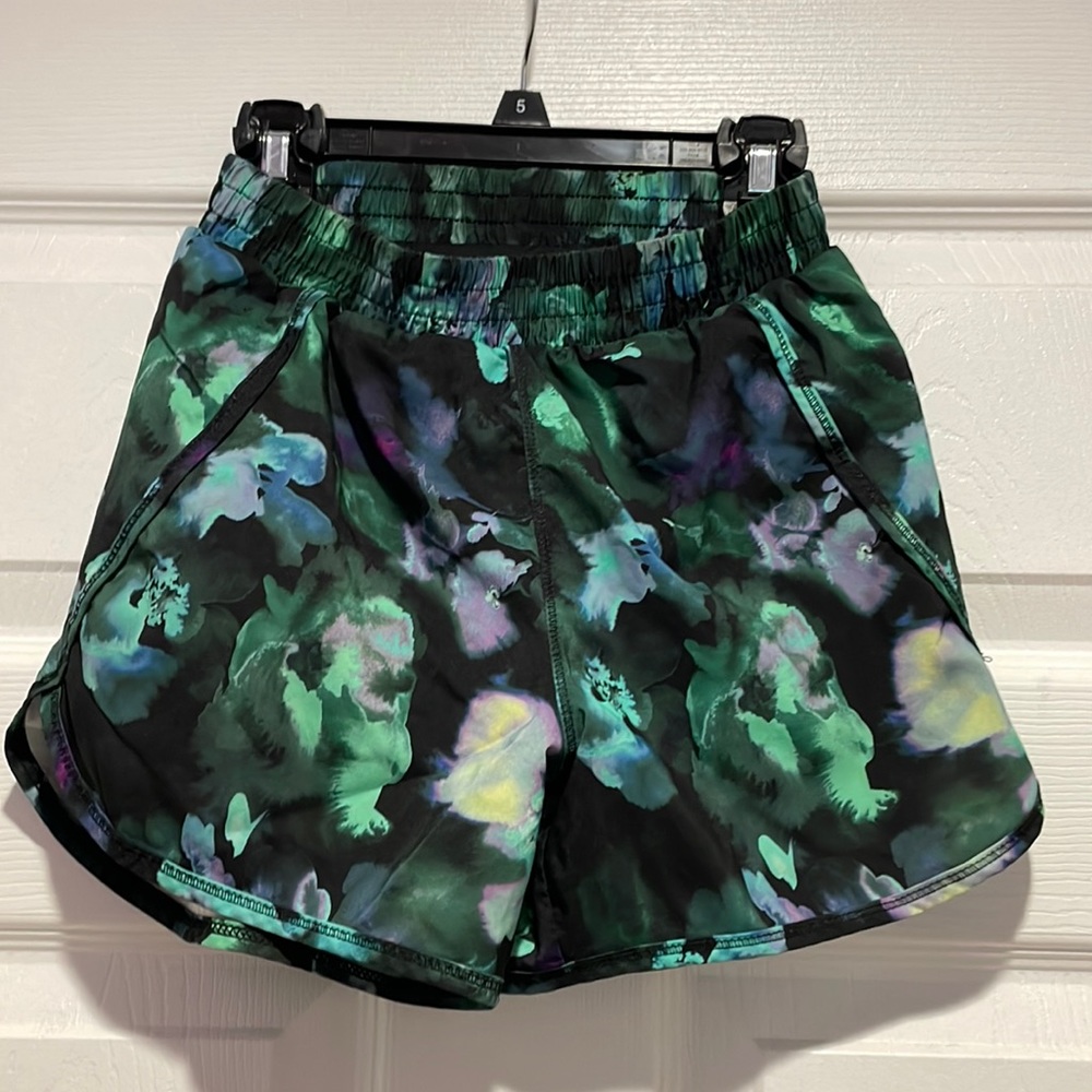 Abstract athletic shorts